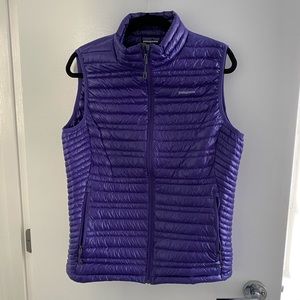 Patagonia Purple Quilted Puffer Vest